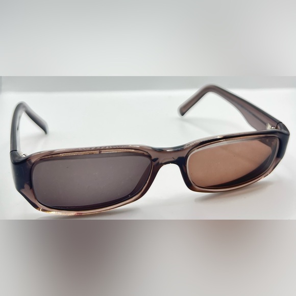 Parade 1572 Gray Translucent Oval Sunglasses Frames Only - Picture 1 of 8